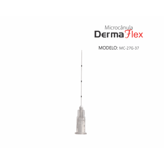 Microcânula Semi-Flexível (caixa c/25 unidades) - DermaFlex